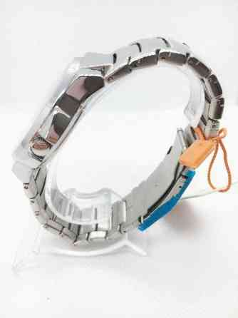 Чоловічий наручний годинник Skmei 1712 Сріблястий з чорним циферблатом Вінниця