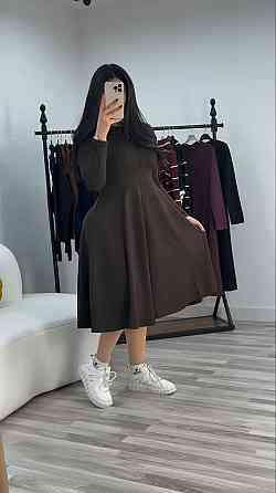 Жіноче стильне вечірнє плаття з двонитки Шоколад, 60/62 Одеса