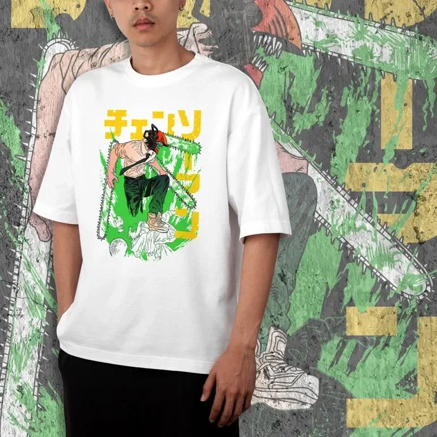 Футболка для підлітка хлопчика з принтом Человек Бензопила Денджи 3 WE Розмір 160 Anime10485 Дніпро - фото 3