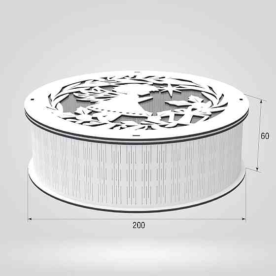 Подарочная коробка EKOSTAR d200 h60 Киев