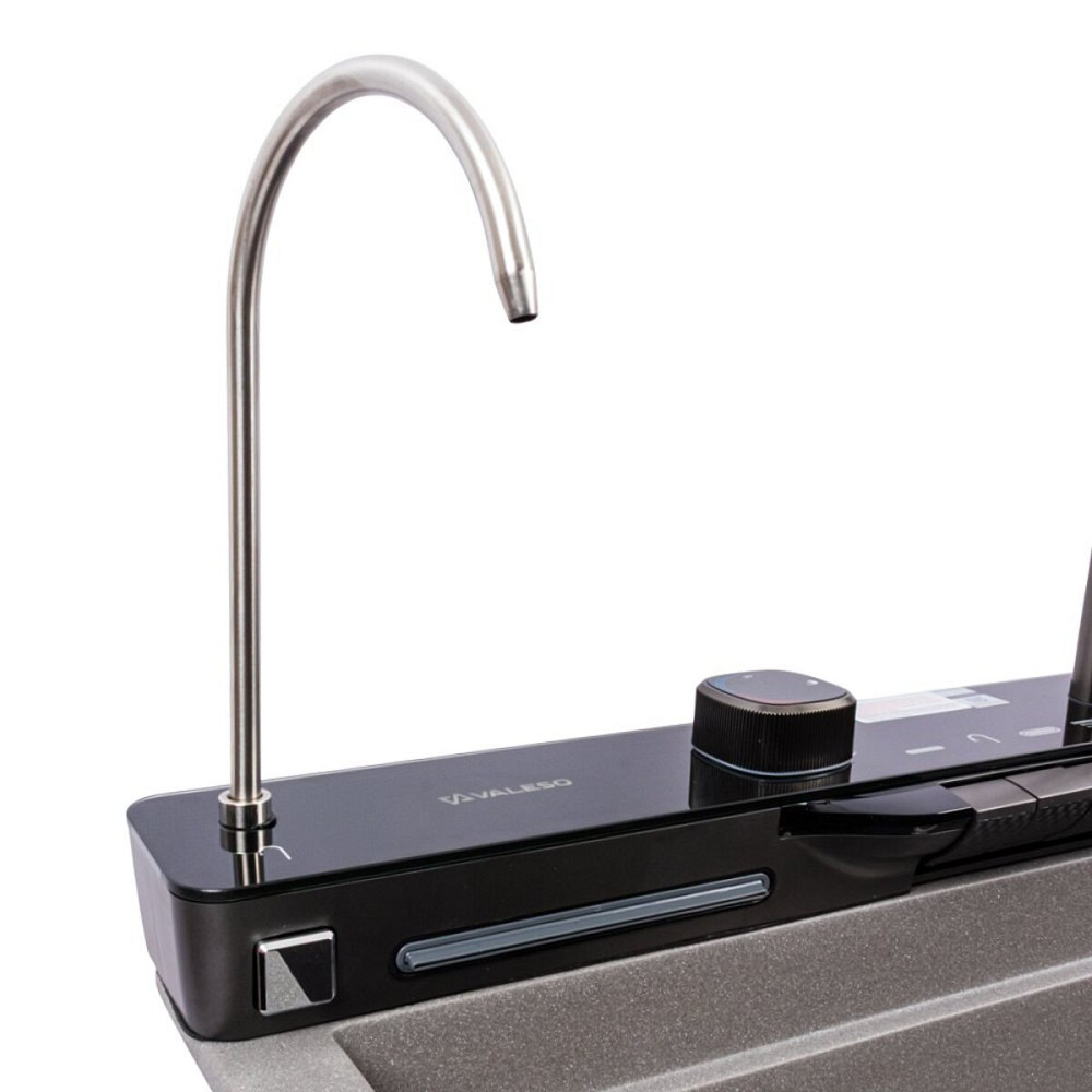 VALESO Гранітна мийка VALESO EVANORA 7546 матова Сірий мусон Киев - изображение 8