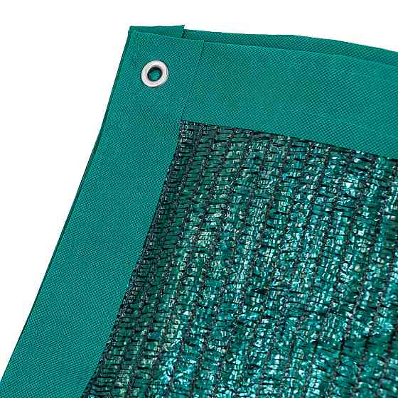 Сітка 80% 4 м*6 м з люверсами посилена затіняюча сітка для паркану Дніпро