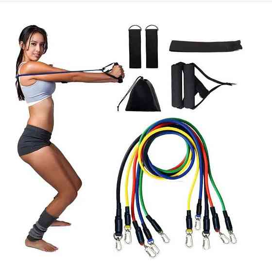 Гумка для крофіта exercise pipe Гумка для фітнесу та спорту стрічка еспан гумова петля фітнесу KX-19 Київ