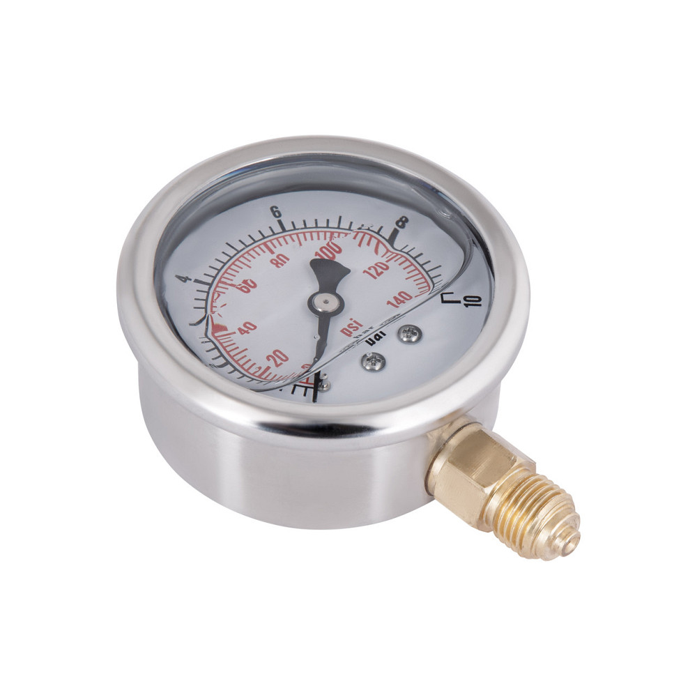 Манометр із гліцерином Thermo Alliance Forte 10 барів, 1/4"Н, нижнє під'єднання TAF170G10B Київ - фото 5