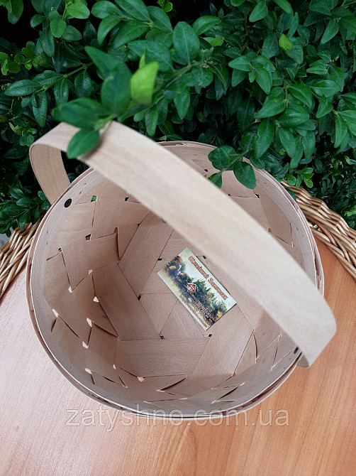 Корзина из шпона плетеная Киев - изображение 9