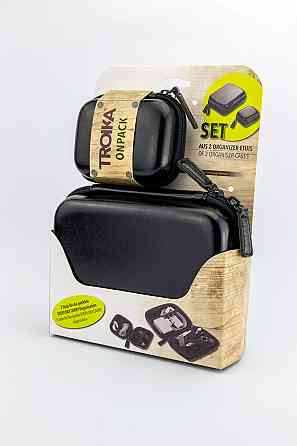 Комплект органайзеров Troika Onpack (2 шт.) искусственная кожа Черный Винница