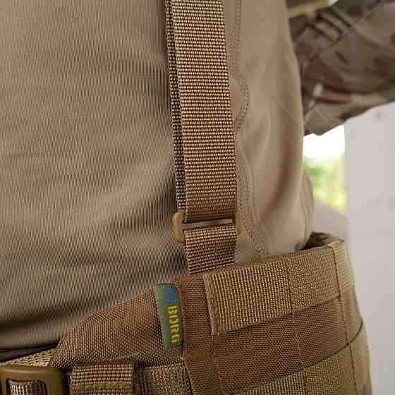 Тактичні армійські лямки для тактичного поясу розвантажувальний ремінь до рпс койот  плечові лямки     WAR Львів