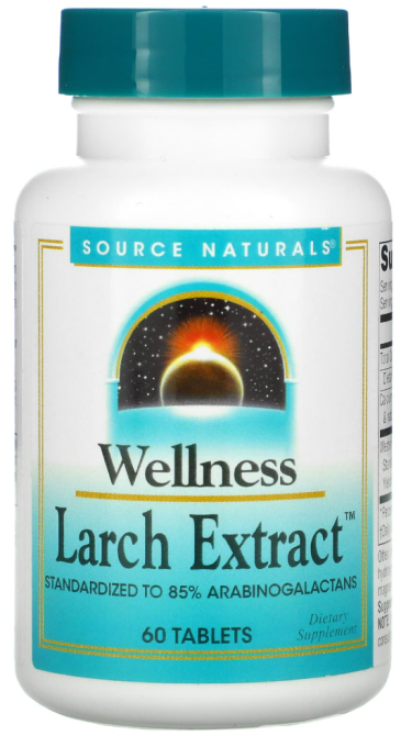 Лиственница экстракт Source Naturals Wellness Larch extract 60 таб Киев - изображение 1