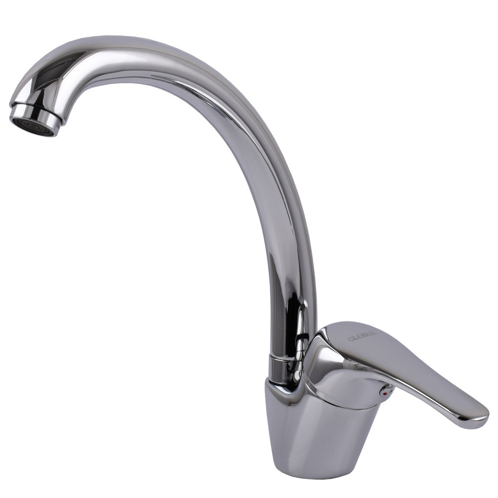 Змішувач для кухні Globus Lux Solly GLSO-0103S-WH без шлангів (000032038) Київ - фото 5