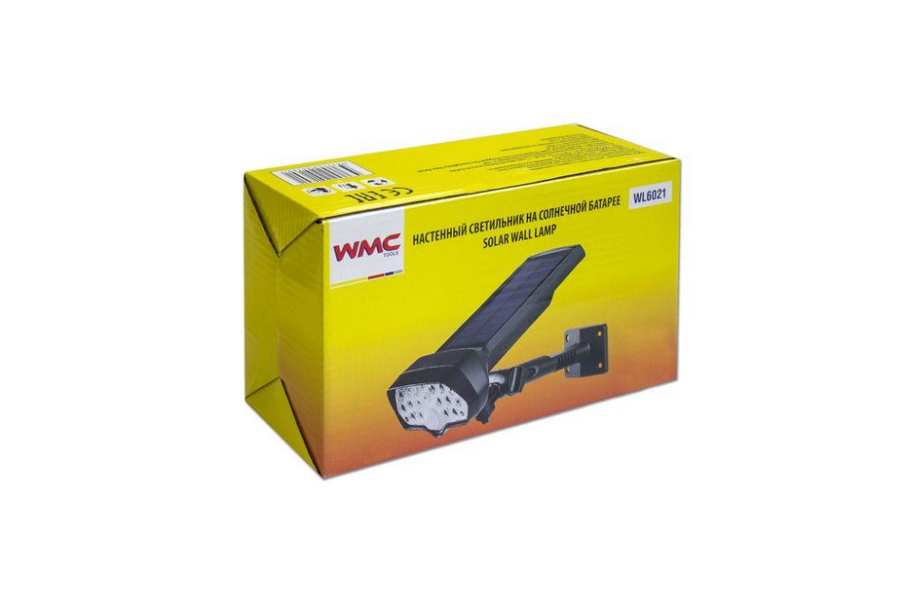 Світильник світлодіодний настінний на сонячній батареї з датчиком руху (17 світлодіодів SMD) WT-WL6021 Одесса - изображение 2