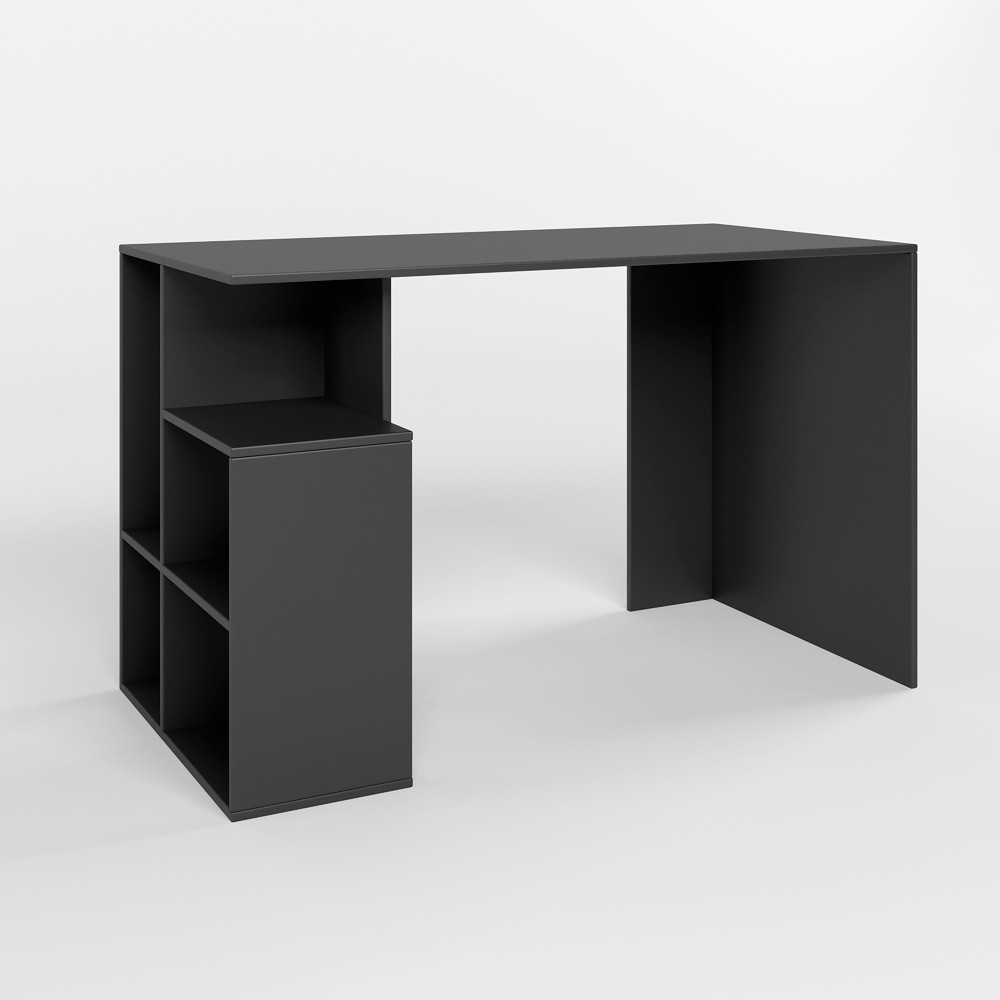 Cтол письменный с полками М-ЗОН Джеко 1200/3 Антрацит (MZN-031024) Львов - изображение 2