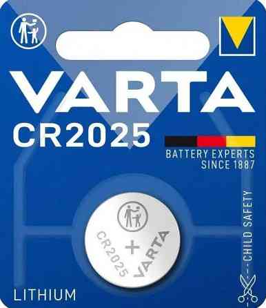 Батарейки-Таблетки Varta CR2025 / 3V блістер 1 шт. Дніпро