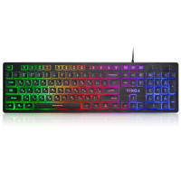 Клавіатура Vinga KB410 black Киев - изображение 1