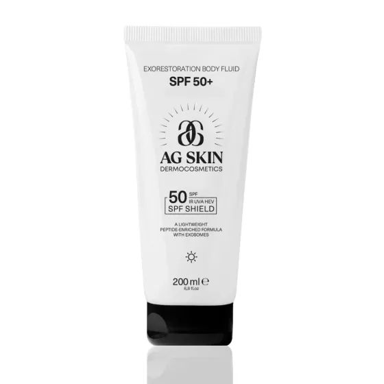 СОНЦЕЗАХИСНИЙ ФЛЮЇД ДЛЯ ТІЛА SPF 50+EXORESTORATION BODY FLUID SPF 50+ AG Skin 200 мл Дніпро