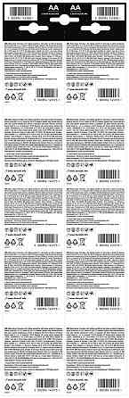 Батарейка DURACELL LR06 MN1500 уп. 1х2 шт. відривна (плакат 2х10) (6768607) Київ