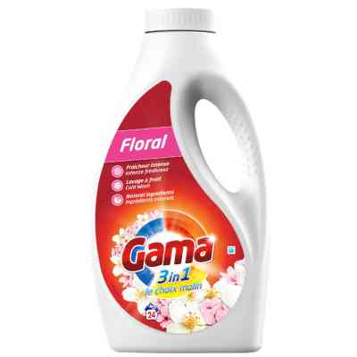 Гель для прання Gama Універсальний з квітковим ароматом 1.2 л (8435495815860) Вінниця