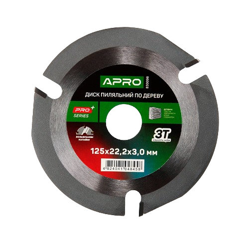 Диск пиляльний для дерева d125мм*22,23 мм 3T APRO Житомир - фото 1
