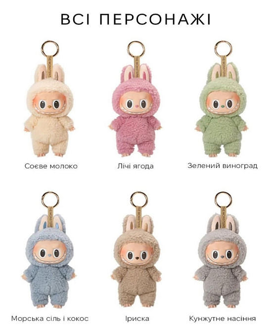 ХІТ Лабубу 1 серія  сезон Монстр Брелок Labubu original‼️ Киев - изображение 4
