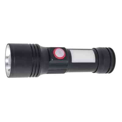 Ліхтар Quantum Adept 10W LED zoom +COB з USB+ Li-ion18650/2600mAh (QM-FL1031-18650/2600) Вінниця