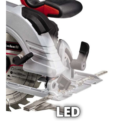 Дисковая пила Einhell TE-CS 18/190 Li BL - Solo акум., PXC, 18В, диск 190х20 мм (без АКБ та ЗП) (4331210) Винница - изображение 5