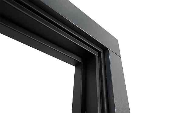 Вхідні двері з терморозривом Abwehr Termix Tower 527 Метал Lampre Антрацит+Vinorit Сосна Прованс 960*2050 мм Київ