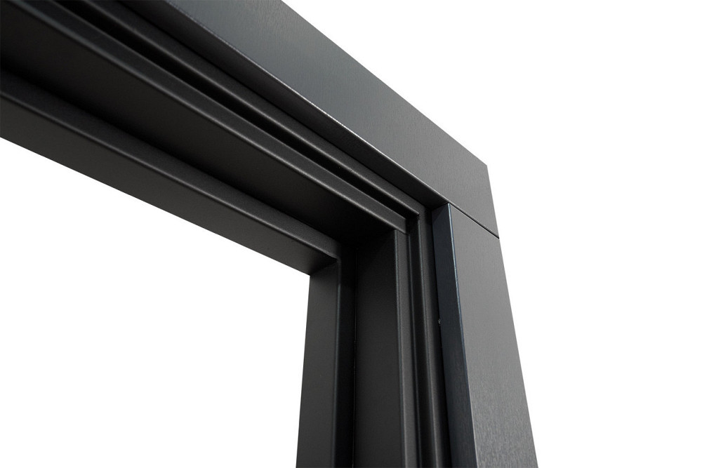 Вхідні двері з терморозривом Abwehr Termix Tower 527 Метал Lampre Антрацит+Vinorit Сосна Прованс 960*2050 мм Київ - фото 4