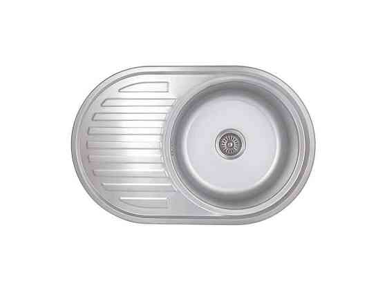Мойка врезная 770х500х180мм 1 7750, Satin 0,8мм BRIN7750SAT08 ТМ Brinex Киев