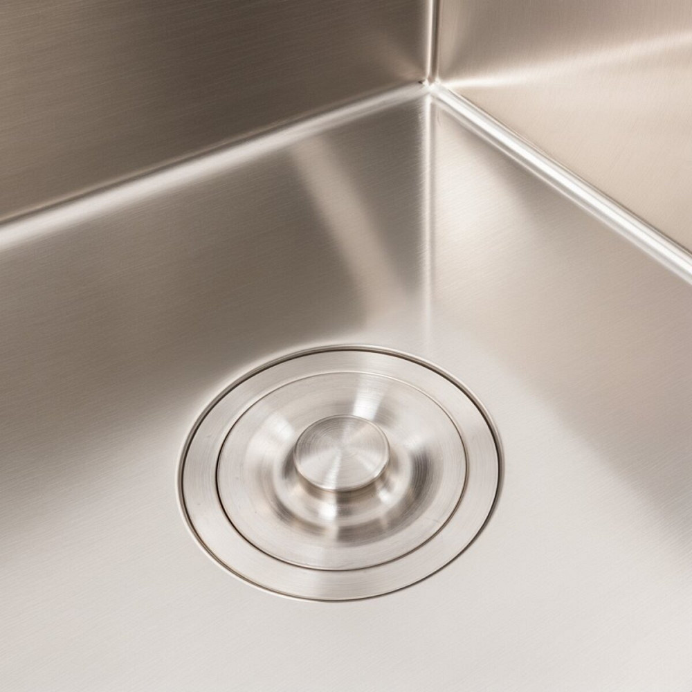 VALESO Кухонна мийка CM 78*50 L нержавійка VALESO Handmade (круглий сифон 3,0/0,8) Коломия - фото 11