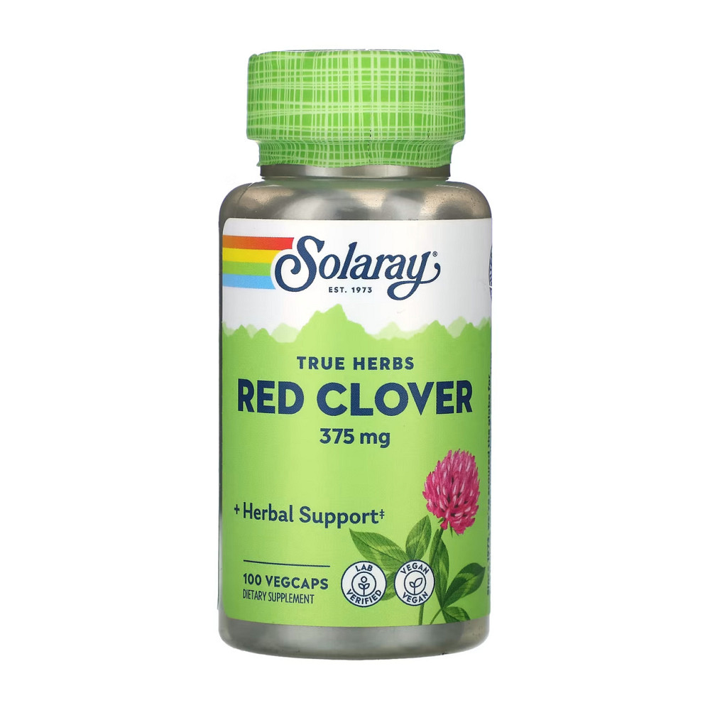 Красный клевер Solaray Red Clover Blossom 375mg 100 vcaps Киев - изображение 1