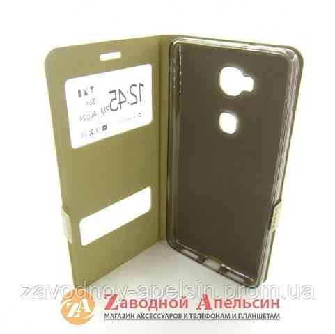 Чохол книжка Huawei Honor 5X GR5 Smart Case gold Одеса