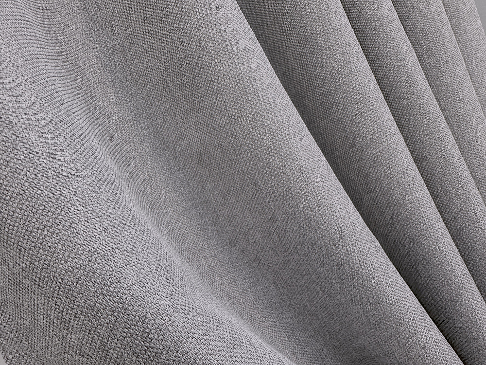 Комплект коротких штор VR-Textil Лен ELEMENTA № 1866ш Светло-серый 140х170см 2 шт (35-0464) Киев - изображение 5