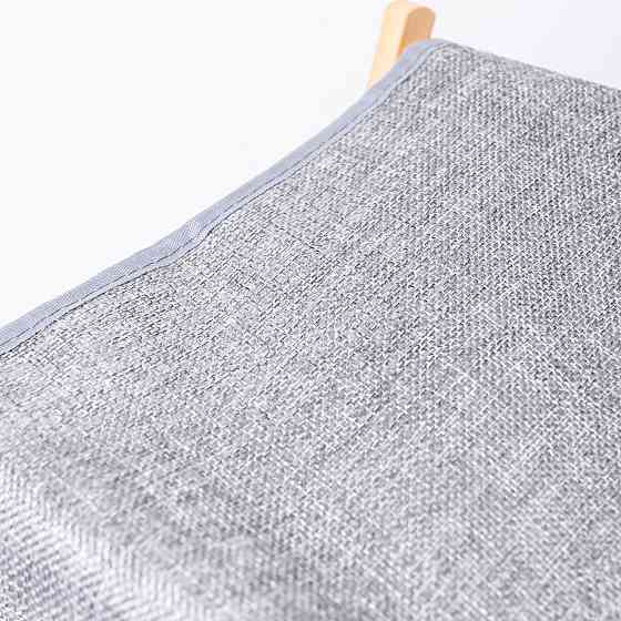 Мягкая корзина для белья на подставке, серый цвет Киев