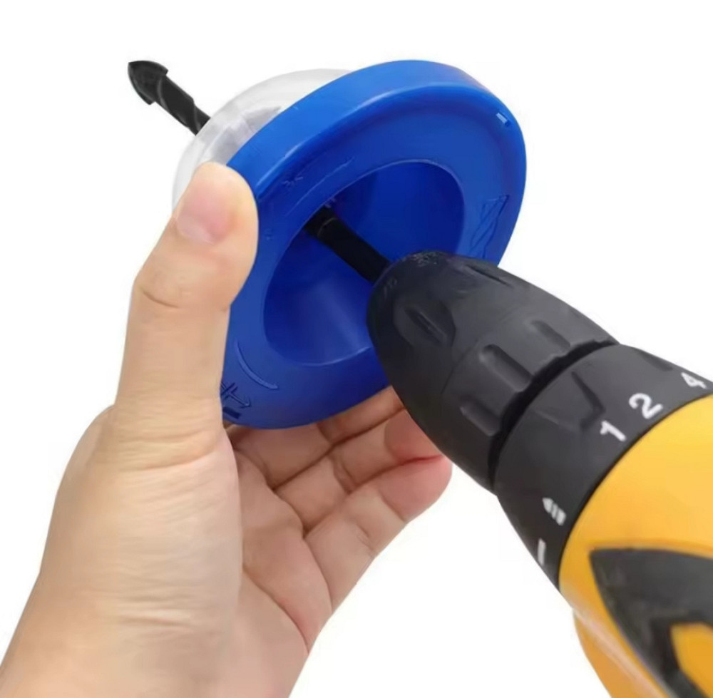 Насадка пылесборник для электрической дрели сверло от 4 до 10 мм синий Киев - изображение 7