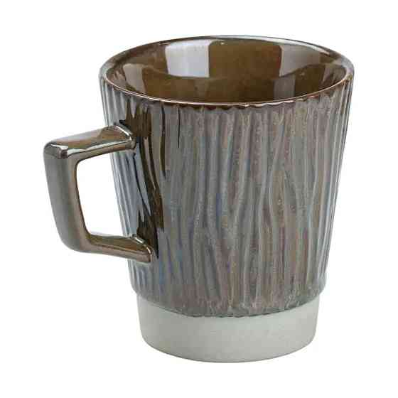 TS Kitchen Чашка порцелянова для чаю та кави 300 мл у стилі ретро Графіт HP7208GG Київ