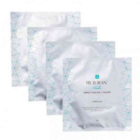 Восстанавливающая лифтинг тканевая маска для лица и шеи Perfect Healing V Tighter Rejuran, 4шт/20 г Днепр