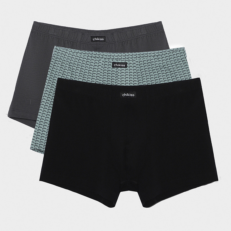 Набор мужских трусов шорты (3шт в упаковке) CHIKISS 3CMH 001/01 M Киев - изображение 1