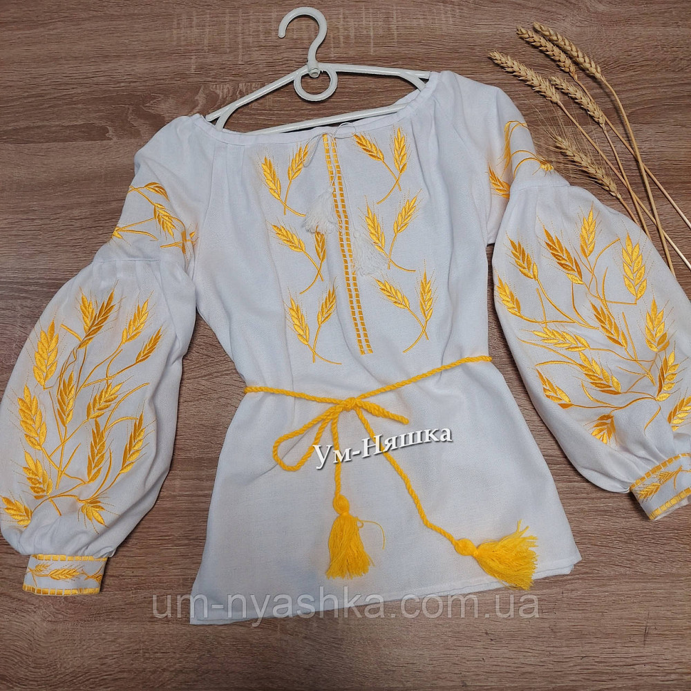 Хлопчача натуральна вишиванка "Колоски" 104-152 Кривий Ріг - фото 4