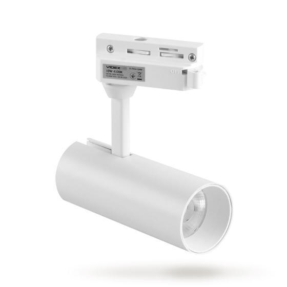 LED Світильник трековий 10W 4100К 220V білий VL-TR04-104W Videx Житомир