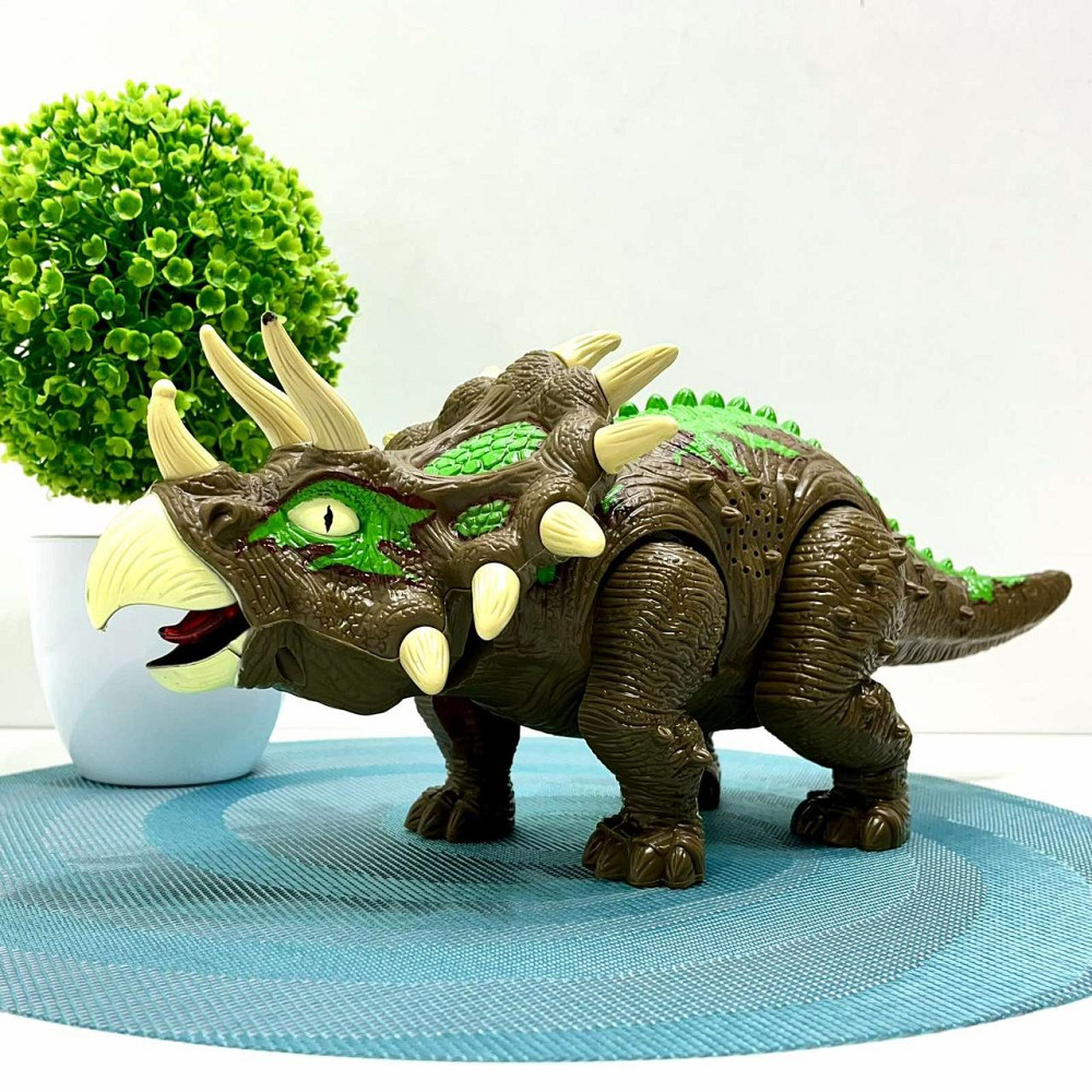 Динозавр ходит виляє хвостом і головою зі світловими та звуковими ефектами (904A) Чернігів - фото 1