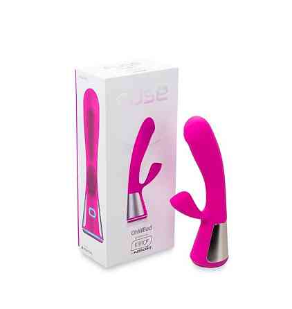 Вибратор-кролик Ohmibod Fuse KIIROO с интерактивным подключением, розовый Sex Aura Киев