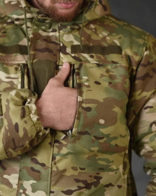 Зимний мужской костюм Горка (куртка и штаны) ВТ0542 (K7-00) Мультикам XL Винница - изображение 8