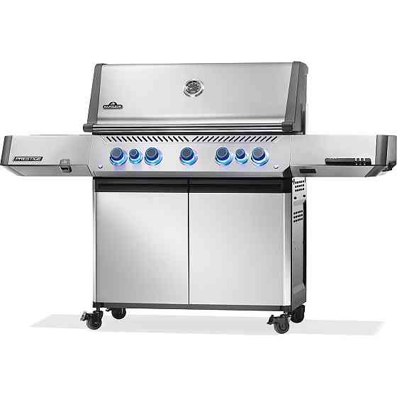 Газовый гриль Napoleon Prestige P 650 с боковой конфоркой Sizzle Zone и вертилём (69632) нерж сталь P665VRSIBPS Код: 013839 Ровно