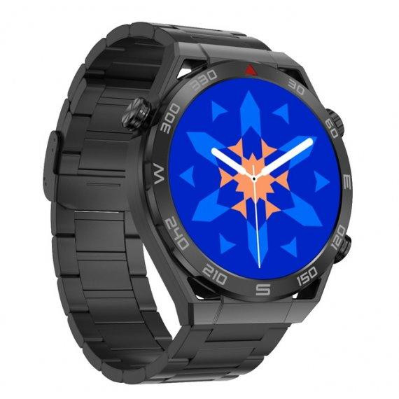 Мужские наручные умные часы Smart Ultramate с GPS (Black) Винница - изображение 4