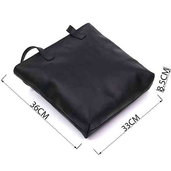 Винтажная кожаная женская сумка Shvigel 16347 Черный Киев