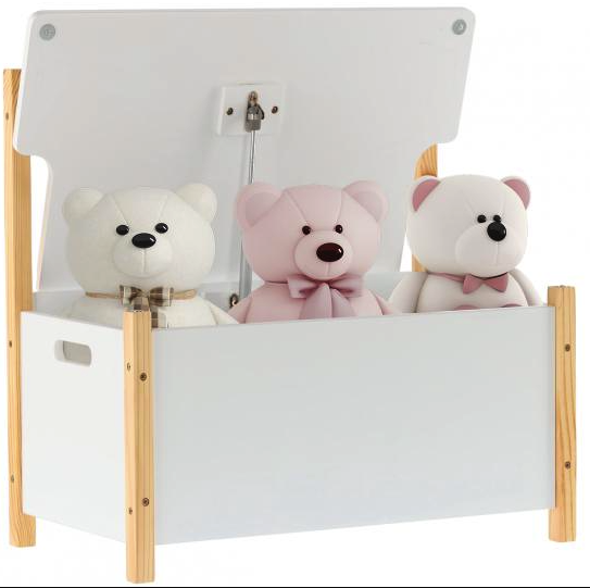 Лавка Chomik DAISY дитяча зі скринею для зберігання іграшок Київ - фото 2