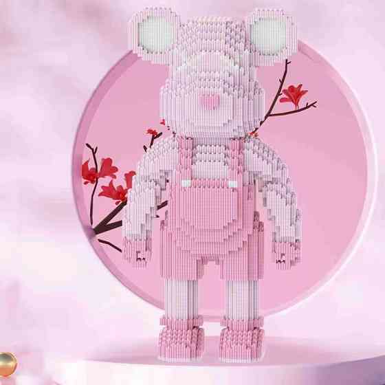 Конструктор Magic Blocks Медвежонок Bearbrick, 3D-модель из 2800 деталей, 34 см Запорожье