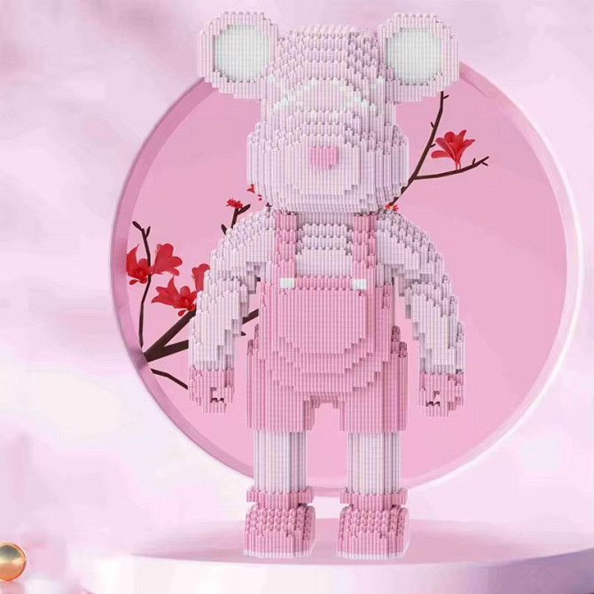 Конструктор Magic Blocks Медвежонок Bearbrick, 3D-модель из 2800 деталей, 34 см Запорожье - изображение 1