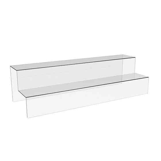 Гірка EKOSTAR під товар на 2 сходинки з акрилу 600х200х160 Київ