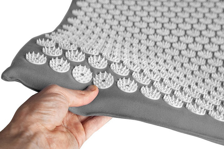 Аплікатор Кузнєцова Набір серія Eko-Max Сірий (Килимок + Валик + Чохол) – Масажний комплект для дому Івано-Франківськ - фото 5