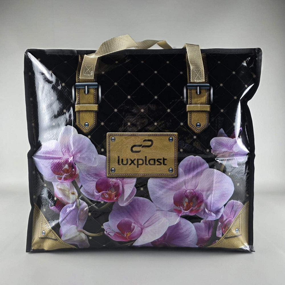 Поліпропіленова сумка господарська з кольоровим малюнком No3 Орхідеї (1 шт.) Харків - фото 1